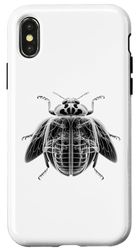 Coque pour iPhone X/XS Design cool d'une coccinelle I Bug I Insectes I Coccinelle