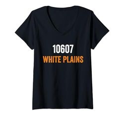 Donna 10607 White Plains CAP Maglietta con Collo a V
