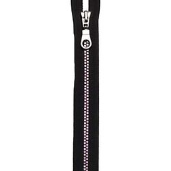 Prym 468554 S14 Séparable 55 cm Noir/Rose Fermeture Éclair Polyester