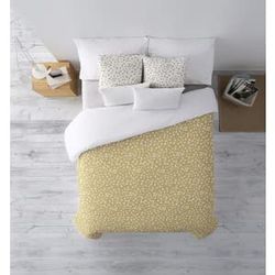 BELUM | Funda nórdica para Cama de 180 (260x240 cm) | Tejido: 100% algodón orgánico. 175 Hilos. Certificado Oeko-Tex | Modelo: Provenza Mostaza