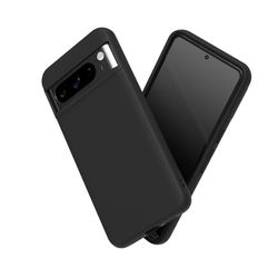 RhinoShield Case Compatible with [Pixel 8 Pro] | SolidSuit - Shock Absorbent Slim Design Protective Cover with Premium Matte Finish 3.5M / 11ft Drop Protection - Classic Black