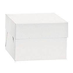 Decora, 0339490 Ideal para transportar e conservar bolos decorados, embrulhados individualmente, 40,5 x 40,5 x H 37,5 cm