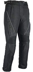 Bikers Gear Australia New Ladies Jazz Waterproof Motorcycle Trousers Black with Venting Removable Thermal Liner and CE1621-1 Armour UK10S S/S