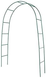 Verdemax 8015358034494 Arco in Ferro Decorativo per rampicanti Verde Giardino sostegni Piante, Unica