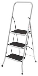 GALIANO Taburete Security 3 escaleras, Aluminio, 60 x 60 x 137 cm