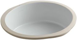 Kohler K-2883-0 Verticyl Round Undercounter Bagno Lavandino, Bianco