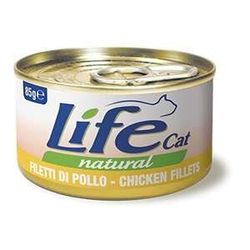 Life Cat Natural Filetti di Pollo, lattina 85g