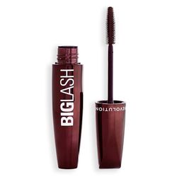 Revolution skönhet, Big Lash Volume-mascara, Volymgivande och förlängande, lätt och snabbtorkande, vegansk och grymhetsfri, brun