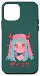 Goth Grunge Demone Anime Ragazza Waifu Horror Alt Estetica Custodia per iPhone 12 mini
