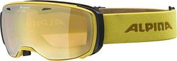ALPINA Unisex - Adultos, ESTETICA Q-Lite Gafas de esquí, Curry, One Size