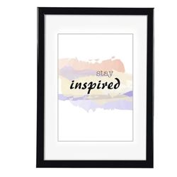 Hama Cadre en plastique Madrid (taille de cadre de 30 cm x 40 cm, taille de la photo de 20 cm x 28 cm, 1 photo par cadre, à accrocher, élégant, simple, classique) Noir