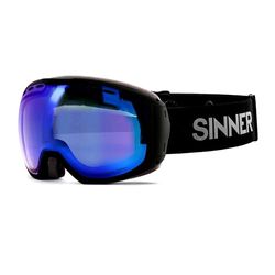 Sinner Mohawk Matte Black-Double Trans+ (Clear to Smoke Full Blue Revo), Cat.S1-S3 zonnebril, volwassenen, uniseks, meerkleurig (meerkleurig), eenheidsmaat