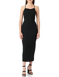 Mavi Ärmlös klänning för kvinnor, svart, XL