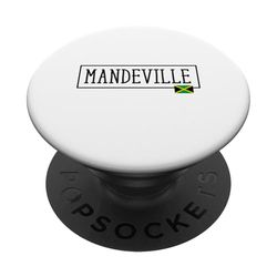 Mandeville Country Jamaica Viaje familiar Jamaicano Hombres Mujeres PopSockets PopGrip Adhesivo