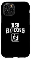 Carcasa para iPhone 11 Pro 13 Rocks Climbing - Diseñador de citas de cumpleaños de trece años