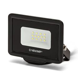 Velamp PADLIGHT5, proiettore LED SMD IP65, nero 4000K (Bianco Naturale), 10W