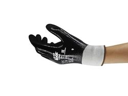 Ansell Edge 48-929 Guantes de Trabajo de Seguridad, Protección Mecánica, Talla 10 (XL), Negro (12 Pares)
