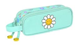 Safta Safta-812281746 Smiley World Summer Fun dubbel etui, 21 x 8 x 6 cm, meerkleurig, standaard (812281513), Meerkleurig, Standaard, casual