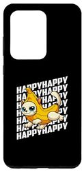 Coque pour Galaxy S20 Ultra Happy Banana Cat Meme Bananacat Happy Kitty Amoureux des chats Meme