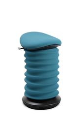 TOPSTAR Sitness Tabouret Dynamique certifié 4D AGR Noir pétrole – Tabouret de Bureau Ergonomique – Hauteur réglable – Renforce Le Dos – Soulage Les disques intervertébraux