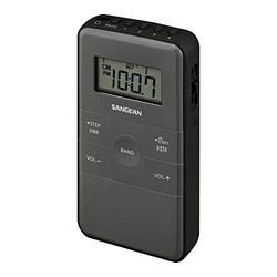 Sangean DT-140 grå/svart (ficka 140)