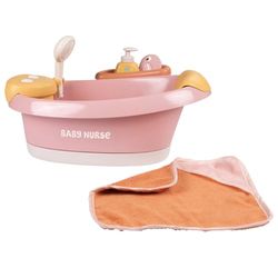 Smoby - Baby Nurse - Baignoire Balnéo - pour Poupons Jusqu'à 42 cms - Module Electronique - Jets d'eau, Bulles, Lumières LED - Nombreux Accessoires - Fonctions de Jeux - A Partir de 3 Ans
