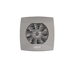 Cata/UC-10 Timer Hygro/Turbina Room/Bagno/WC/ventilatore/Velocità regolabile Ventilatore da bagno 6 livelli/26 dB/110 m³/h/Cuscinetto a sfere (grigio/argento)