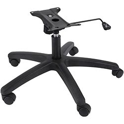 Mophorn Podstawa krzesła obrotowego 71 cm, zastępcza podstawa krzesła biurowego 91 kg, podstawa krzesła biurowego 12 cm długości skoku, zamiennik podstawy krzesła z dolną płytą i 5 kółkami