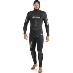 Cressi Unisex Apnea Wetsuits Two Piece Premium Neoprene 5 Mm, Black, S UK