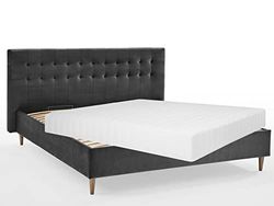 Atlantic Home Collection Veronika Estructura de Cama, 140 x 200 cm, con colchón de núcleo muelles ensacados de 7 Zonas, cajón de Almacenamiento y somier