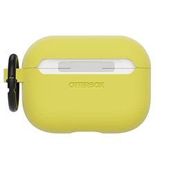 Otterbox Funda Soft Touch para AirPods Pro (1.ª gen 2019), Restistente a Caídas y Golpes, Ultra fina, Protege contra Arañazos y Rasguños, Incluye Mosquetón, Amarillo