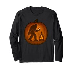 Bigfoot Smartphone Calabaza de Halloween Teléfono celular Manga Larga