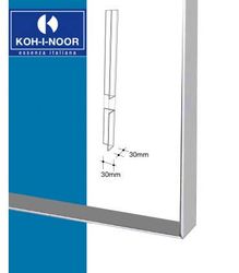 KOH-I-NOOR - Perfil Lateral para Espejo, par, Plata, 1