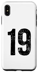 Custodia per iPhone XS Max Numero 19