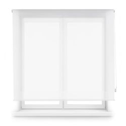 ECOMMERC3 Store Enrouleur Screen Premium Dimensions 105 x 170 cm - Store Enrouleur avec Tube 38 mm - Tissu 102 x 165 cm - Store Facile à Installer Couleur Blanc