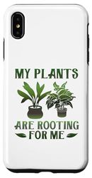 Coque pour iPhone XS Max Citation amusante d'un amoureux des plantes - Mes plantes