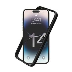 RhinoShield Bumperhoesje compatibel met [iPhone 14 Pro Max] | CrashGuard NX - Schokabsorberende beschermhoes met slank ontwerp, valbescherming van 3,5 m/11 ft - zwart