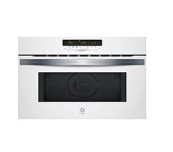 Balay 3CW5179B2 COMPACTO MULTIFUNCIÓN CON MICROONDAS ENCASTRABLE 45 CM. 44 L. 5 F. AQUALISIS AP. ABATIBLE CRISTAL BLANCO