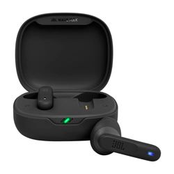 JBL Wave Flex, Écouteurs Intra-Auriculaires Sans Fil, Resistance à l'Eau IP54 et IPX2, Technologie TalkThru et AmbientAware, Autonomie de 32 heures, en Noir