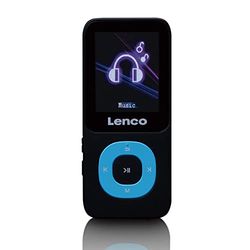 Lenco Xemio 659MIX MP3-spelare – MP3/MP4-spelare – 1,8 tum TFT LCD-skärm – e-boksfunktion – röstinspelning – videofunktion – batteri med 300 mAh – 4 GB SD-kort (utbyggbar) – blå