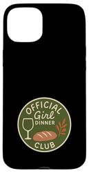 Girl Dinner Viral Meme Foodie Club Charcuterie Humour Coque pour iPhone 15 Plus
