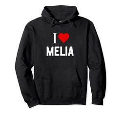 Amo a Melia Sudadera con Capucha