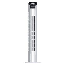 Be Cool Torenventilator, effectieve ventilator voor binnen, 3 snelheden, slank design, geluidsarme werking, 78 cm, wit