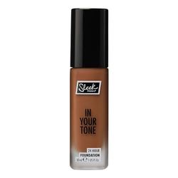 Sleek MakeUP In Your Tone 24 Hour Foundation, Medium Buildable Coverage in 30 Shades, Semi-Matte Flawless Finish, 9C, 30ml
