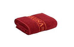 Frottana Asciugamano Sauna con bordo, in 100% cotone, rubino, 80 x 200 cm
