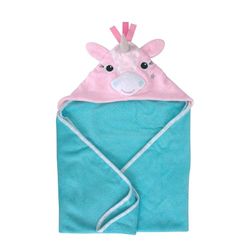 Zoocchini Asciugamano Baby con Cappuccio - Allie Unicorno - 100% Cotone