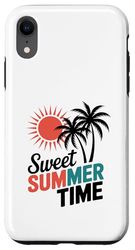 Vacanze estive al mare in stile retrò Custodia per iPhone XR