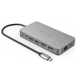Hyper Station d'accueil de voyage Drive Dual HDMI 10 en 1 pour MacBook