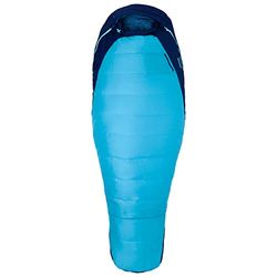 Marmot Wm's Trestles 15 Women's Mummy sleeping bag para mulher, azul francês/azul escuro, tamanho único