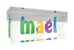 Little helper herinnering deco acryl transparant gepolijst als diamantstijl illustratief bont met de naam de jeune jongens Mael 5 x 21 x 2 cm Grand